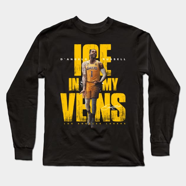 D'angelo Russell Long Sleeve T-Shirt by Juantamad